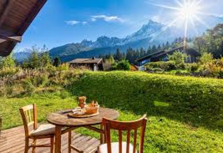 Chalet in Chamonix with view Mont Blanc