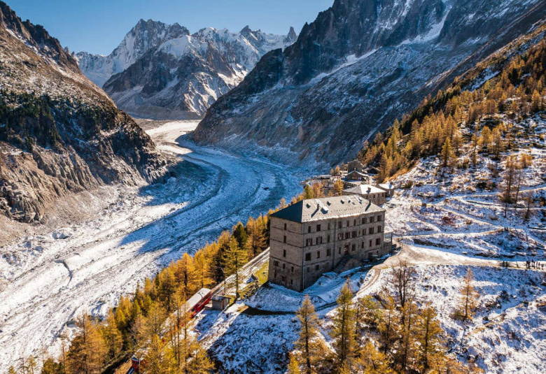 Le Train du Montenvers et la mer de glace