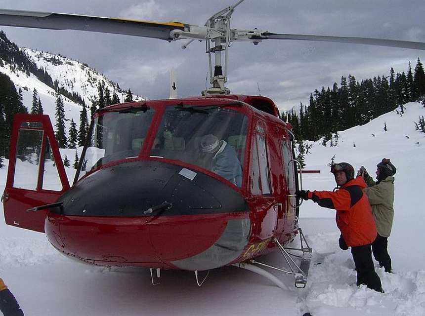 Europe / Mont Blanc  Heliskiing in the Alps