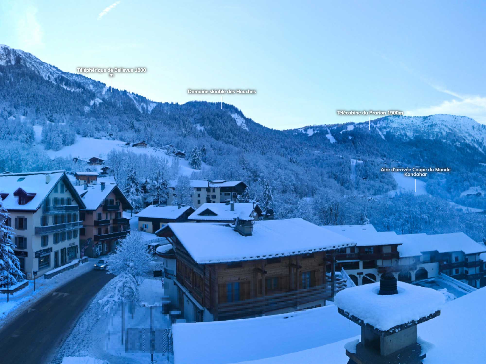 Les Houches Village Center Webcam